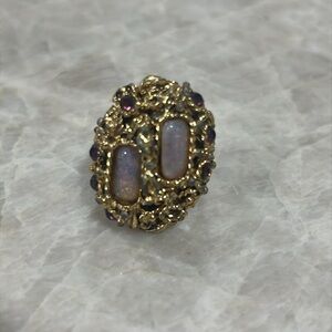 Vintage Costume opal ring size 6
